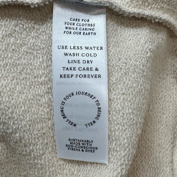NWT | WellBeing + BeingWell | Goldie Sweatshirt | Bone White | XS - Picture 13 of 16
